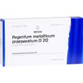 ARGENTUM METALLICUM praeparatum D 20 Ampullen
