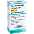 BECLOMETASON-ratiopharm 0,05mg Dosieraer.200 Hub