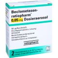 BECLOMETASON-ratiopharm 0,05mg Dosieraer.2x200 Hub