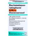 BECLOMETASON-ratiopharm 0,10mg Dosieraer.200 Hub