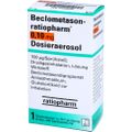 BECLOMETASON-ratiopharm 0,10mg Dosieraer.200 Hub