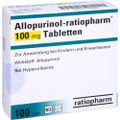 ALLOPURINOL-ratiopharm 100 mg Tabletten