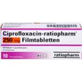 CIPROFLOXACIN-ratiopharm 250 mg Filmtabletten