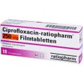 CIPROFLOXACIN-ratiopharm 250 mg Filmtabletten