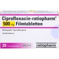 CIPROFLOXACIN-ratiopharm 500 mg Filmtabletten