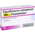 CIPROFLOXACIN-ratiopharm 500 mg Filmtabletten