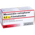 MOXONIDIN-ratiopharm 0,2 mg Filmtabletten