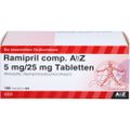 RAMIPRIL comp. AbZ 5 mg/25 mg Tabletten