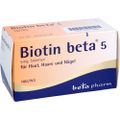 BIOTIN BETA 5 Tabletten