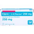 CIPRO-1A Pharma 250 mg Filmtabletten