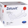 ZETUVIT Saugkompressen unsteril 20x20 cm