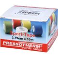 PRESSOTHERM Sport-Tape 3,8 cmx10 m rot