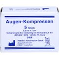 AUGENKOMPRESSEN 5,8x7 cm unsteril