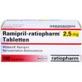 RAMIPRIL-ratiopharm 2,5 mg Tabletten