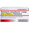 RAMIPRIL-ratiopharm comp.2,5 mg/12,5 mg Tabletten