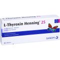 L-THYROXIN 25 Henning Tabletten