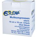 ERENA Mullkompr.10x10 cm steril 8fach