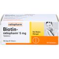 BIOTIN-RATIOPHARM 5 mg Tabletten