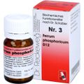 BIOCHEMIE 3 Ferrum phosphoricum D 12 Tabletten