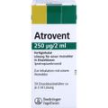 ATROVENT 250 μg/2 ml Fertiginhalat Eindosisbehält.