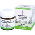 BIOCHEMIE 17 Manganum sulfuricum D 6 Tabletten