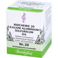 BIOCHEMIE 20 Kalium aluminium sulfuricum D 6 Tabl.