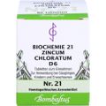 BIOCHEMIE 21 Zincum chloratum D 6 Tabletten