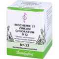 BIOCHEMIE 21 Zincum chloratum D 12 Tabletten