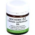 Bombastus BIOCHEMIE 22 Calcium carbonicum D 6 Tabletten