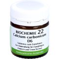 BIOCHEMIE 22 Calcium carbonicum D 6 Tabletten