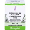 BIOCHEMIE 22 Calcium carbonicum D 12 Tabletten