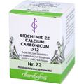 BIOCHEMIE 22 Calcium carbonicum D 12 Tabletten