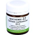 BIOCHEMIE 22 Calcium carbonicum D 12 Tabletten