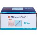 BD MICRO-FINE+ Insulinspr.0,5 ml U100 12,7 mm