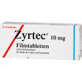 ZYRTEC 10 mg Filmtabletten B