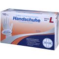 HANDSCHUHE Einmal Latex gepudert L