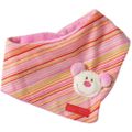 BABY-HALSTUCH mit Klettverschluss pink