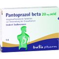 PANTOPRAZOL beta 20 mg acid magensaftres.Tabletten