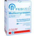 MULLKOMPRESSEN ES 10x10 cm steril 8fach