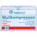 MULLKOMPRESSEN ES 10x20 cm unsteril 8fach