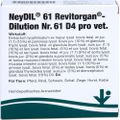 NEYDIL Nr.61 Revitorgan Dil.D 4 pro Ampullen vet.