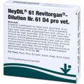 NEYDIL Nr.61 Revitorgan Dil.D 4 pro Ampullen vet.