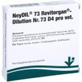 NEYDIL Nr.73 Revitorgan Dil.D 4 pro Ampullen vet.