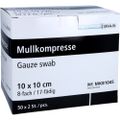 MULLKOMPRESSEN 10x10 cm steril