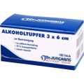 ALKOHOLTUPFER 3x6 cm steril