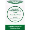 GALGANTTABLETTEN 0,1 g Jura