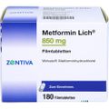 METFORMIN Lich 850 mg Filmtabletten