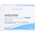 ANESDERM 25 mg/g + 25 mg/g Creme + 2 Pflaster
