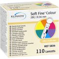 SOFT FINE colour Lanzetten 28 G 0,36 mm