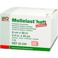 MOLLELAST haft Binden latexfrei 6 cmx20 m rot